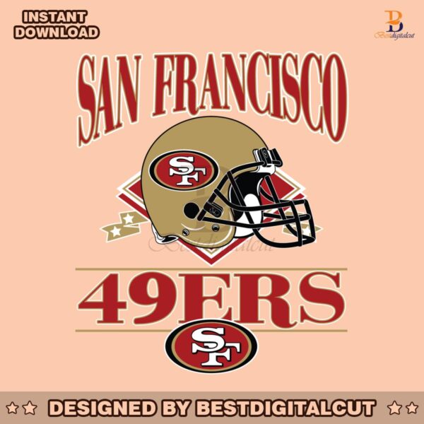 san-francisco-49ers-1946-helmet-logo-svg-digital-download