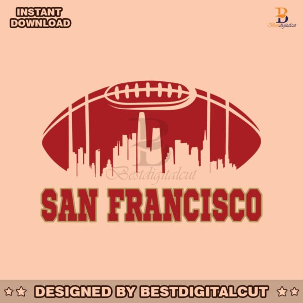 san-francisco-49ers-1946-football-skyline-svg-download