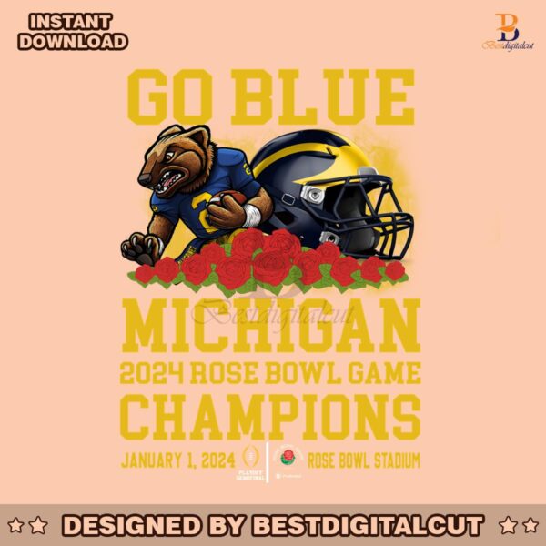 go-blue-michigan-rose-bowl-game-champions-png