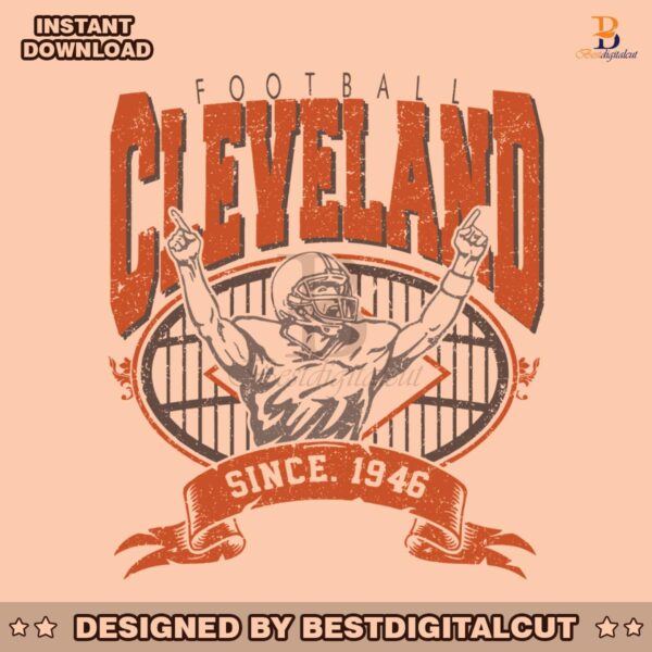 cleveland-football-since-1946-nfl-player-svg