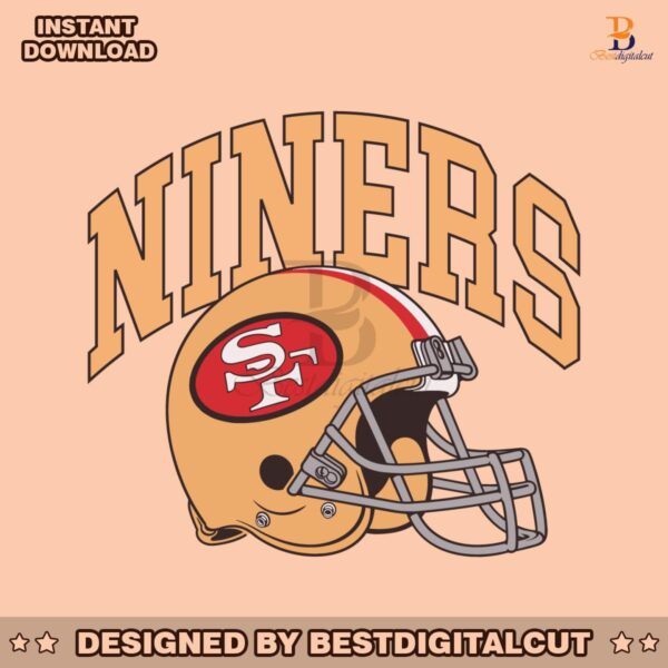 san-francisco-49ers-niners-helmet-svg