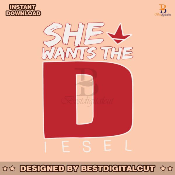 she-wants-the-diesel-logo-svg