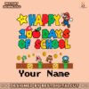 custom-100-days-of-school-mario-svg