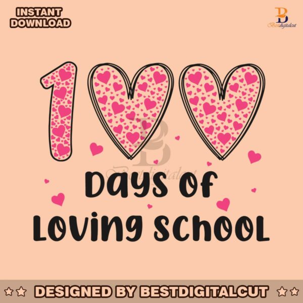groovy-100-days-of-loving-school-svg