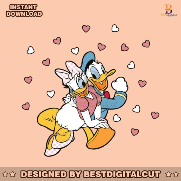 vintage-donald-and-daisy-happy-valentine-svg