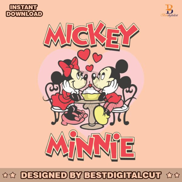 vintage-valentines-day-mickey-and-minnie-heart-svg