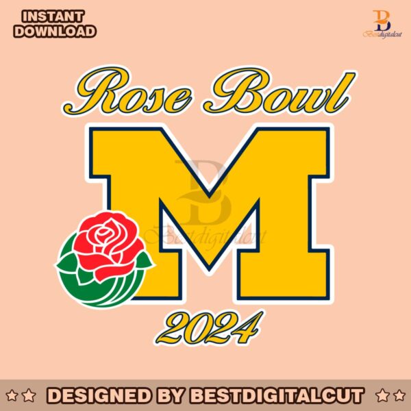 rose-bowl-2024-michigan-wolverines-svg-digital-download