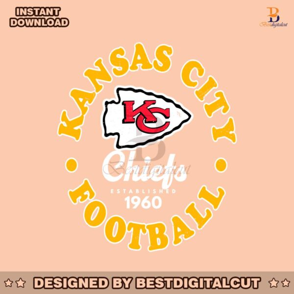 vintage-kansas-city-chiefs-football-established-1960-svg