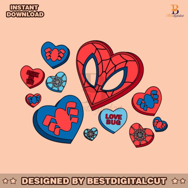 valentine-heart-spiderman-svg