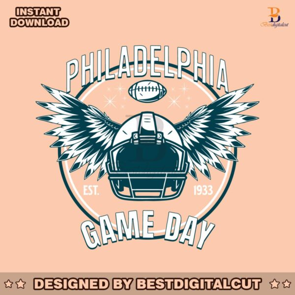 philadelphia-football-game-day-helmet-wings-svg