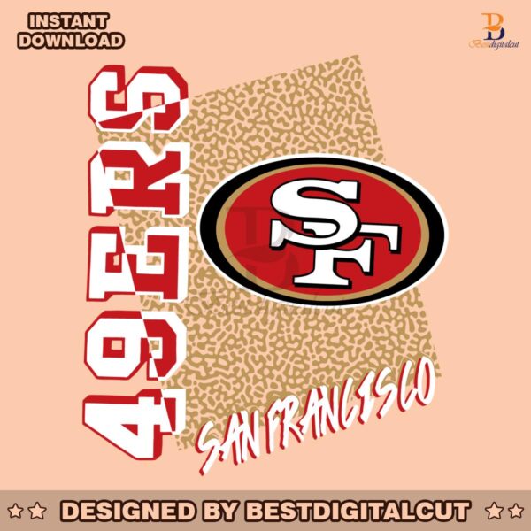 san-fracisco-49ers-leopard-svg-digital-download