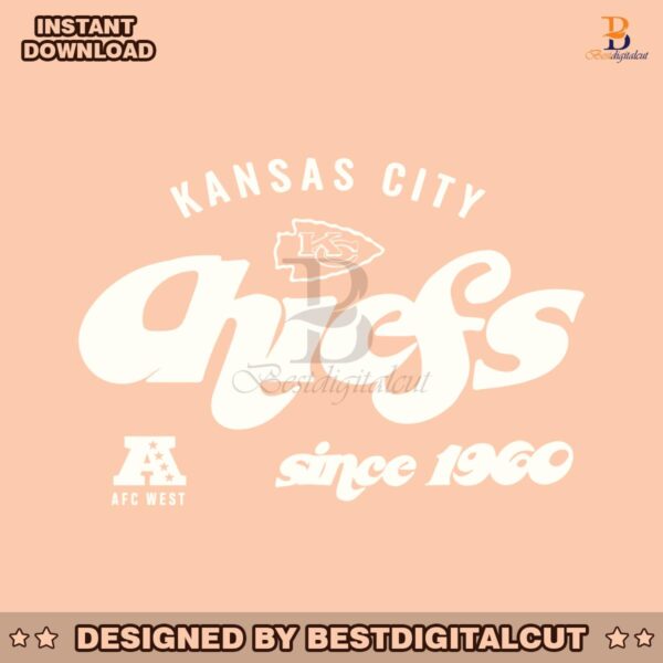 kansas-city-chiefs-since-1960-afc-west-svg-digital-download