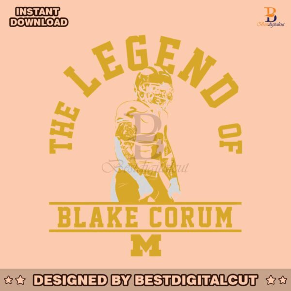 michigan-football-the-legend-of-blake-corum-svg