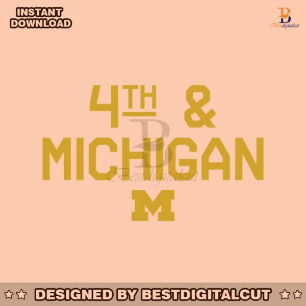 4th-and-michigan-ncaa-football-svg