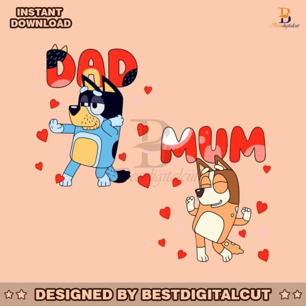 bluey-mum-dad-valentine-couple-svg