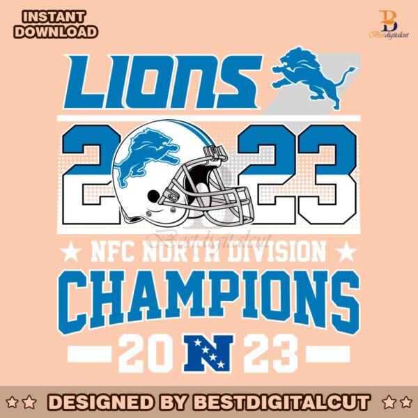 detroit-2023-nfc-north-division-champions-svg