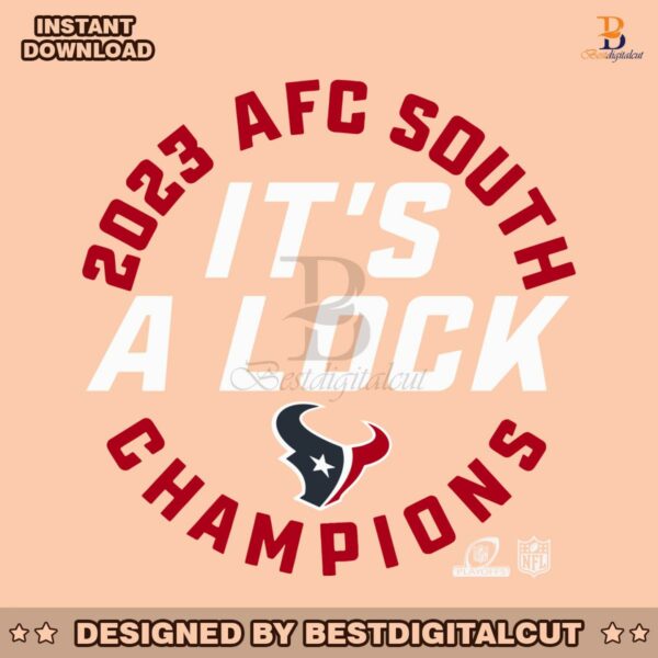 houston-texans-afc-south-champions-its-a-lock-svg