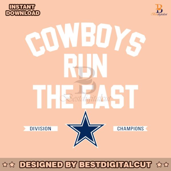 cowboys-run-the-east-division-champions-svg