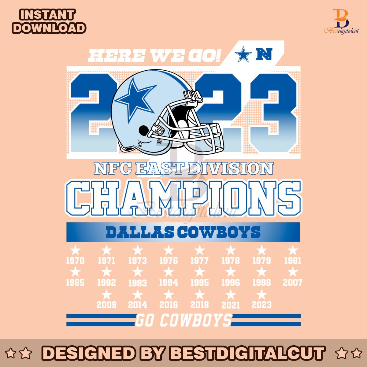 2023-nfc-east-division-champions-dallas-cowboys-svg
