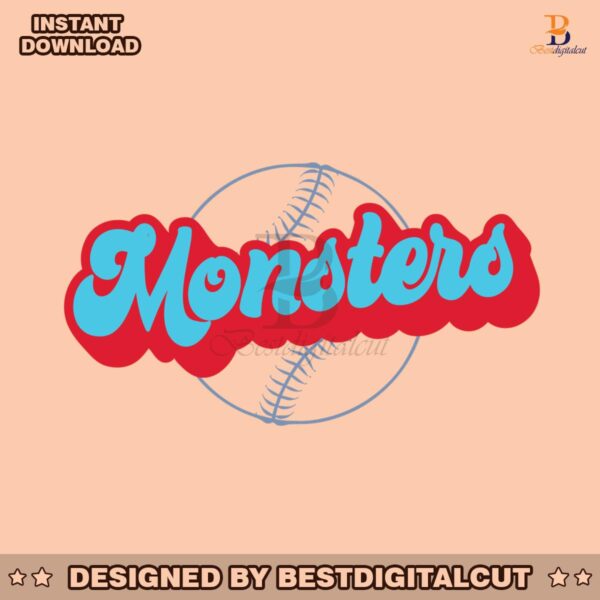 retro-sport-baseball-monsters-svg