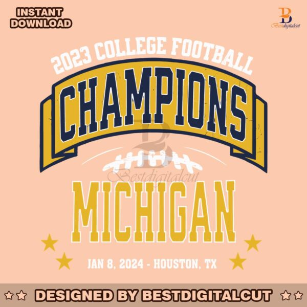 college-football-champions-michigan-svg