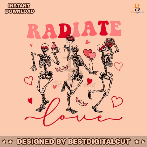 radiate-valentine-radiology-skeleton-svg