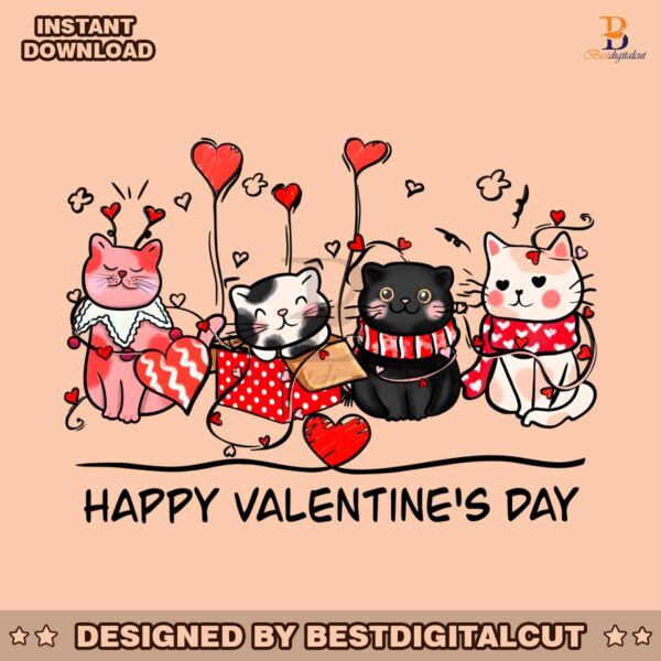 cute-cats-happy-valentines-day-png