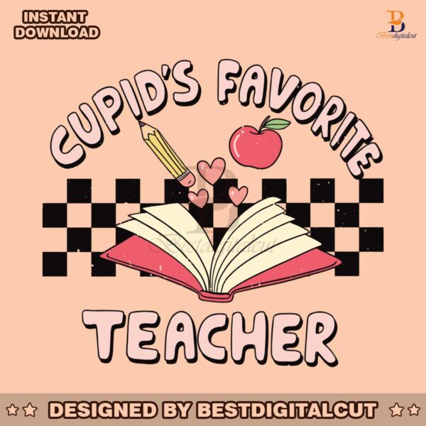 retro-cupids-favorite-teacher-svg