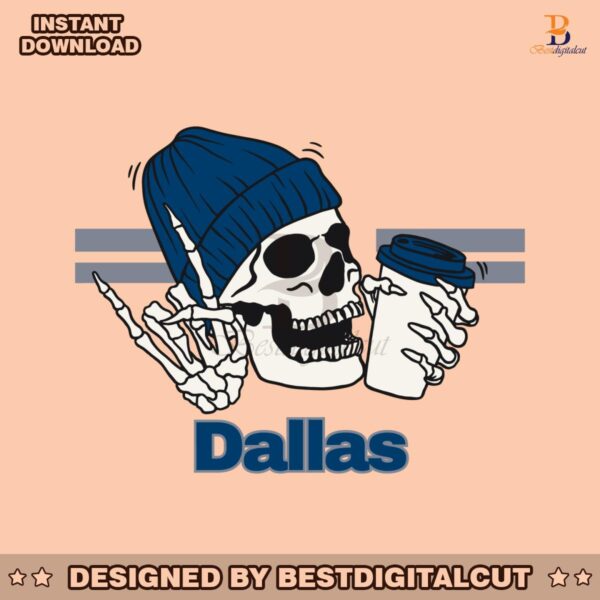 skeleton-dallas-cowboys-football-svg