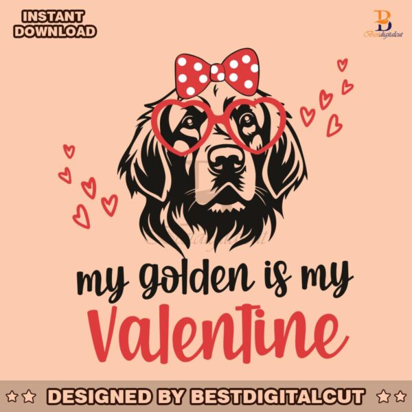 my-golden-is-my-valentine-svg