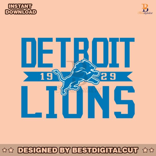 retro-detroit-lions-football-team-1929-svg-digital-download