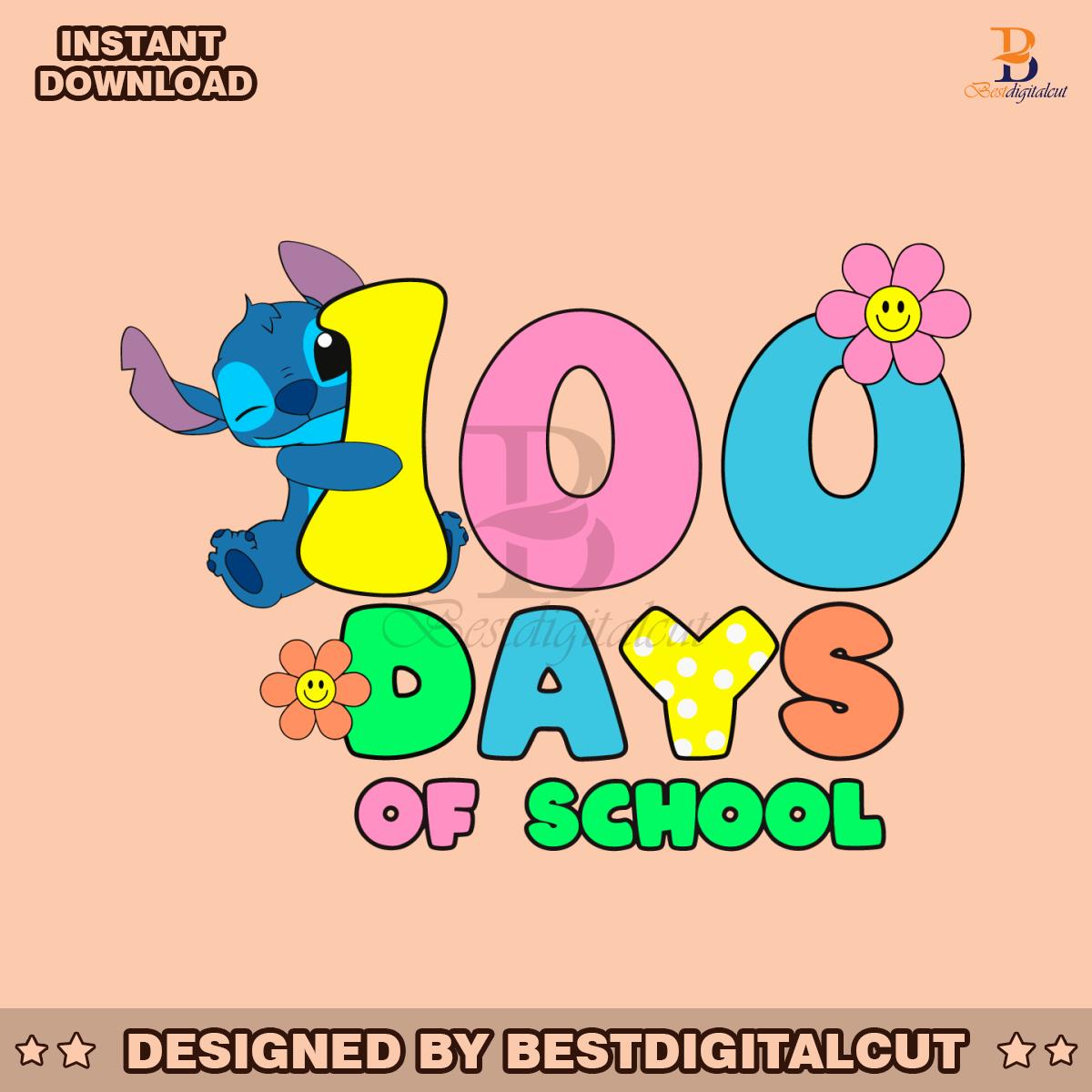 floral-100-days-of-school-stitch-svg