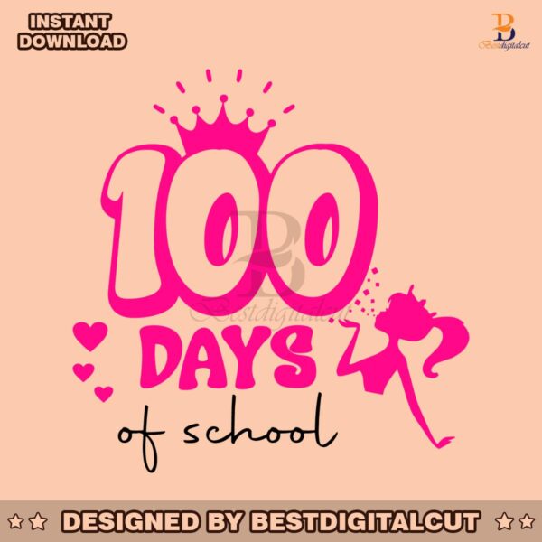 100-days-of-school-pink-doll-barbie-svg