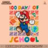 super-mario-100-days-of-school-svg