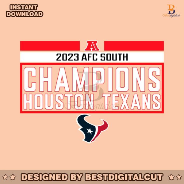 2023-afc-south-champions-houston-texans-svg