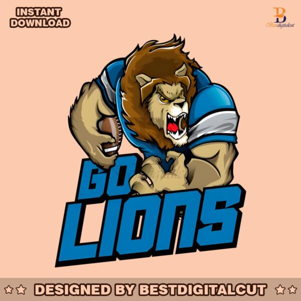 go-lions-detroit-lions-football-png