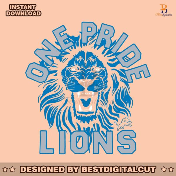 one-pride-lions-detroit-football-svg-digital-download