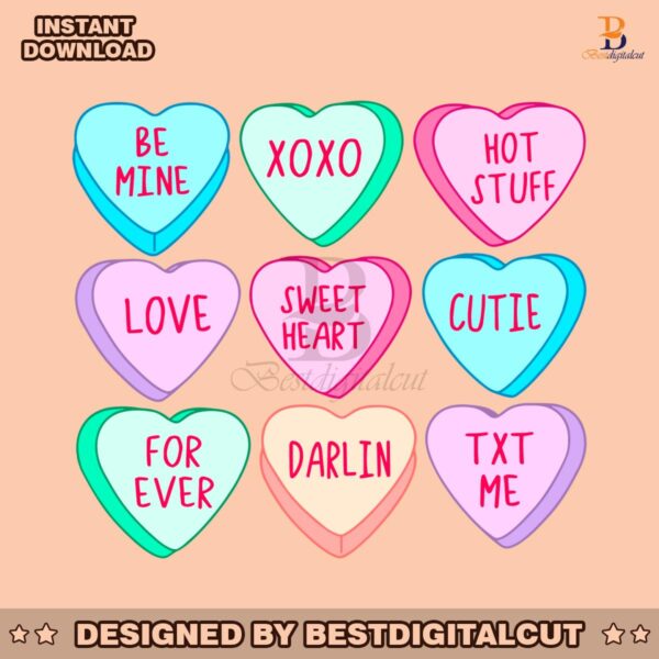 candy-hearts-be-mine-xoxo-svg