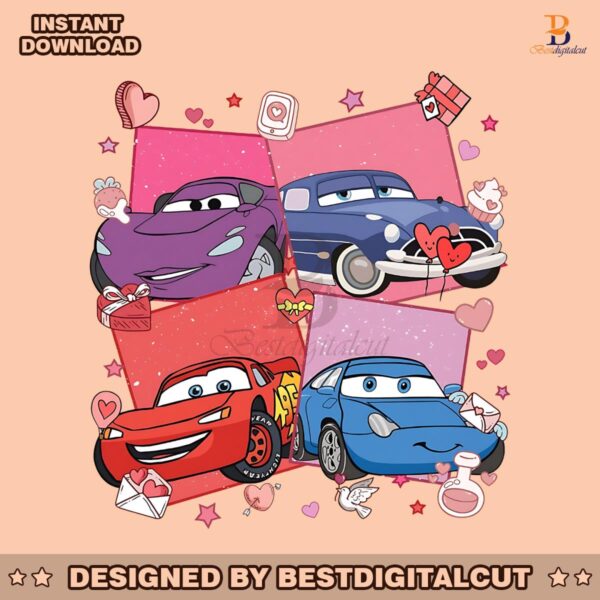 lightning-mcqueen-friends-valentine-png