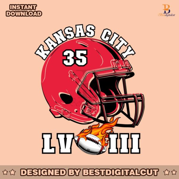 super-bowl-lviii-kansas-city-football-helmet-svg