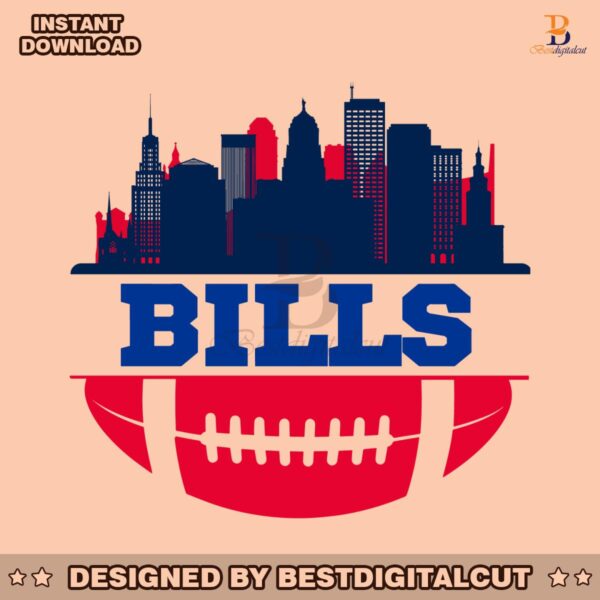 nfl-bills-football-skyline-svg