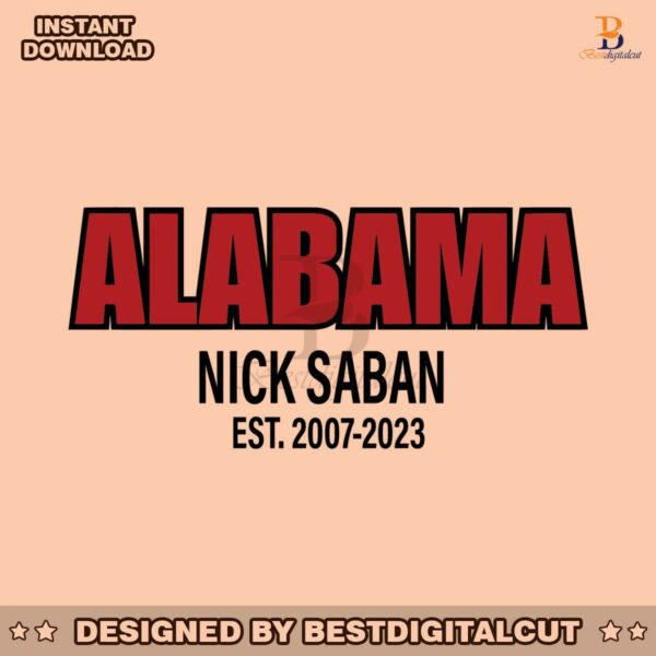 alabama-nick-saban-coach-est-2007-svg