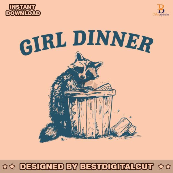 girl-dinner-raccoon-trash-meme-svg