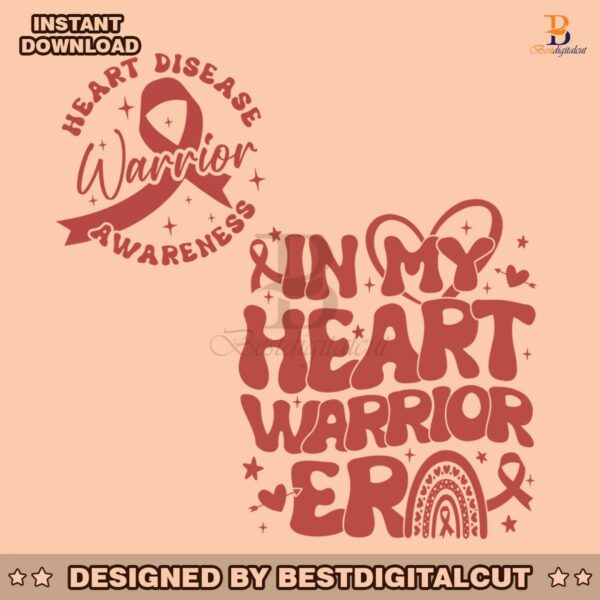 red-ribbon-in-me-heart-warrior-era-svg