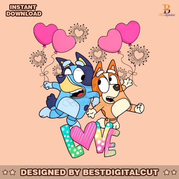 bluey-dog-and-bingo-couple-love-valentine-png