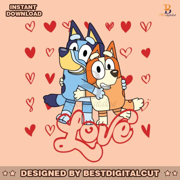 love-bluey-and-bingo-valentine-svg