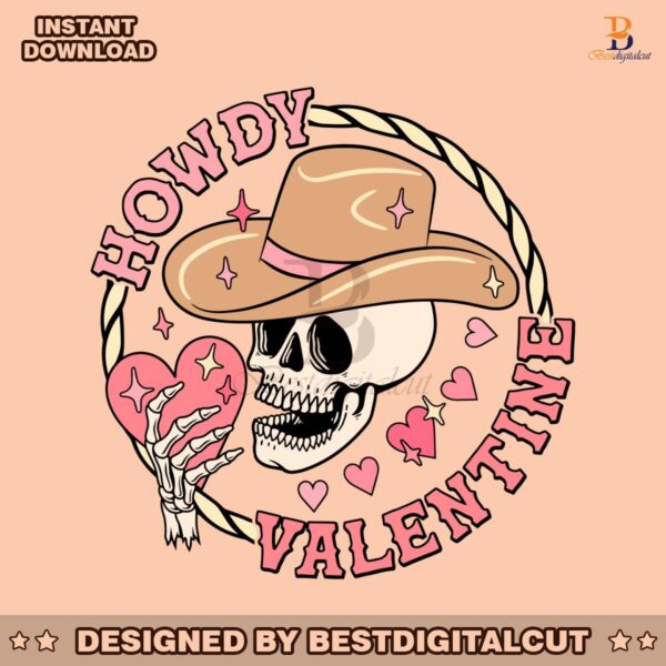 retro-howdy-valentine-skeleton-svg