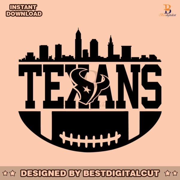 houston-texans-football-skyline-svg-digital-download