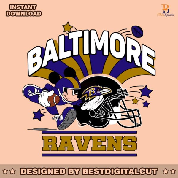 mickey-mouse-player-baltimore-ravens-football-png