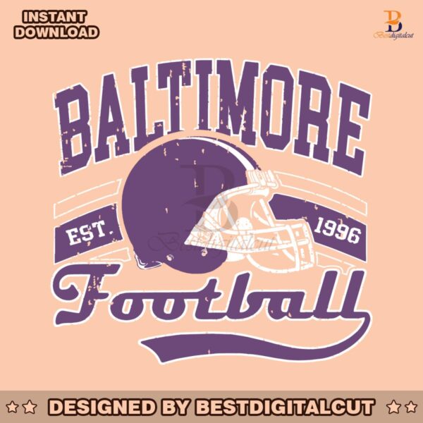 vintage-baltimore-football-est-1996-svg